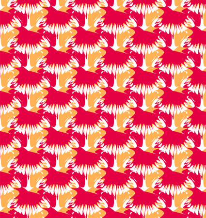 Seamless fabric texture pattern. Vector textile for football shirts, sportswear, and mesh netting designs.	のイラスト素材