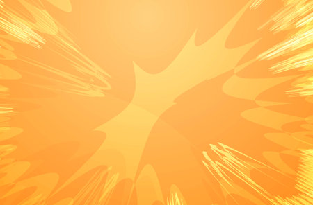 Abstract background with halftone dots in yellow colors. Vector illustrationのイラスト素材