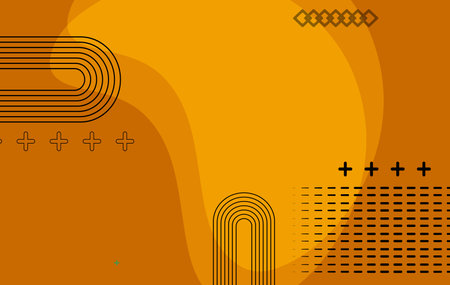 Abstract orange background with place for your text. Vector Illustration.