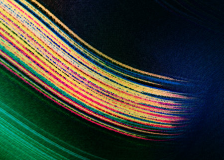 abstract the colored lines in the dark background for design and ideas