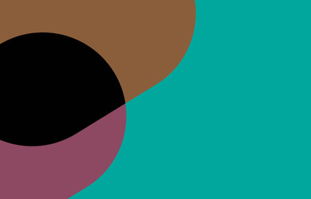 Abstract background with geometric shapes. Vector illustration in flat style. Design element for...