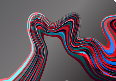 Abstract background with wavy lines. Vector illustration. Eps 10.