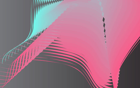 Abstract background with wavy lines. Vector illustration. Eps 10.