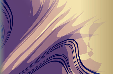 Abstract background with waves and lines. Vector Illustration. Eps 10のイラスト素材