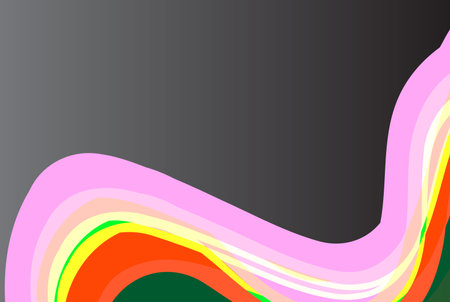 Abstract background with wavy stripes. Vector illustration for your design.のイラスト素材