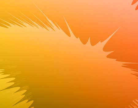 abstract background with smooth lines in yellow and orange colors for designのイラスト素材