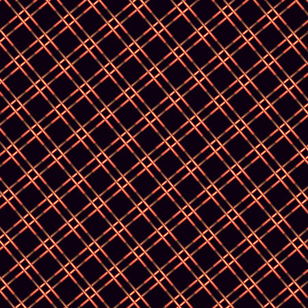 Seamless geometric pattern with red lines on a dark background.