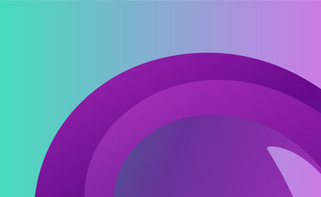 Abstract background with purple circle shape. Vector illustration for web design.のイラスト素材