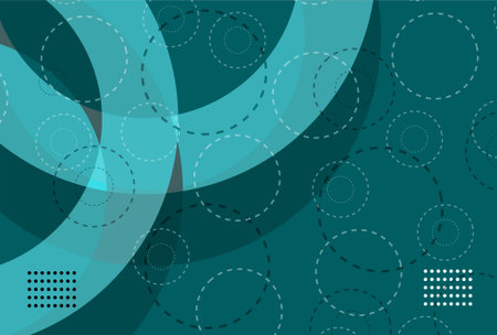 Abstract background with circles and lines. Vector illustration for your design.のイラスト素材