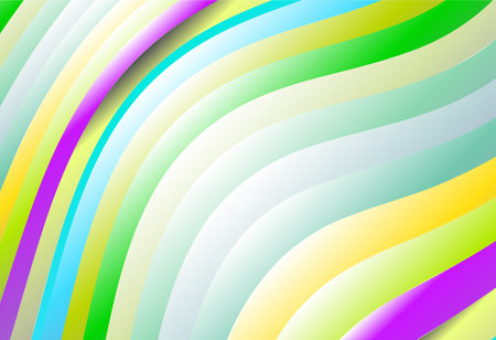 Abstract colorful background with wavy lines. Vector illustration. Eps 10のイラスト素材
