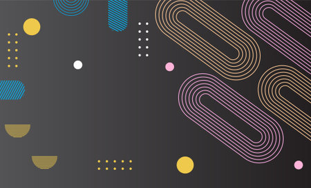 Abstract geometric background with lines and dots. Vector illustration. Eps 10