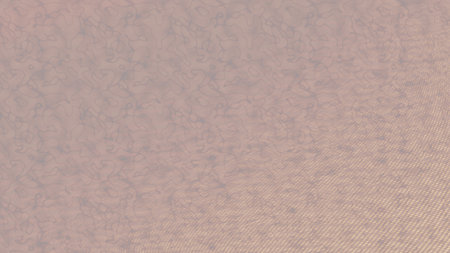 Closeup of textured fabric background with blur effect in brown tone