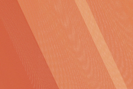 Orange fabric texture background for design with copy space for text or image.