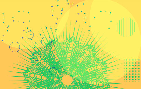 abstract background with sun and stars. vector illustration eps10