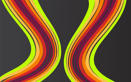 Abstract colorful background with stripes and lines. Vector illustration. Eps 10のイラスト素材