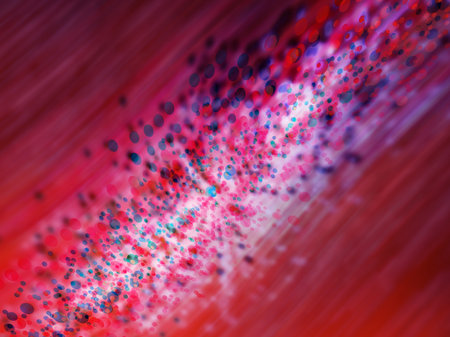 Abstract background with defocused lights. Colorful bokeh.