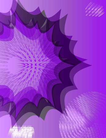 Colorful abstract background with circles and halftone dots. Vector illustrationのイラスト素材