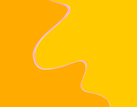 Abstract background with wavy lines in yellow colors. Vector illustration.のイラスト素材