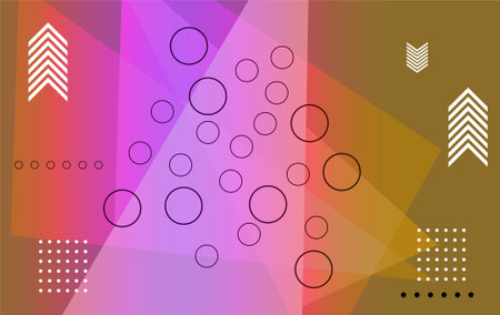 Abstract geometric background with circles and dots. Modern template for brochure, flyer, cover,...