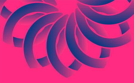 abstract background with pink and purple spirals. Vector illustration.のイラスト素材