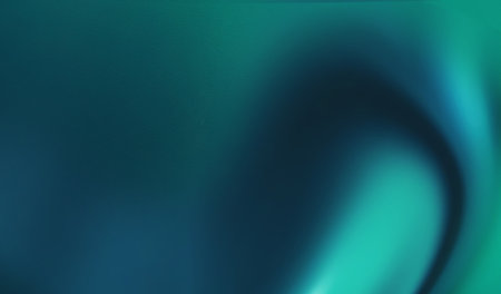abstract background with smooth lines in green and turquoise colors
