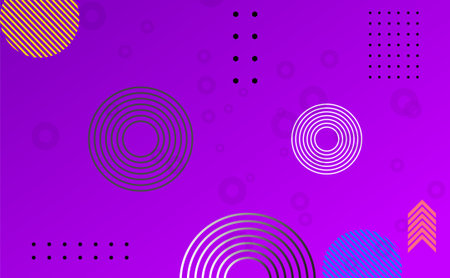 Abstract geometric background with circles and lines. Vector illustration for your design.
