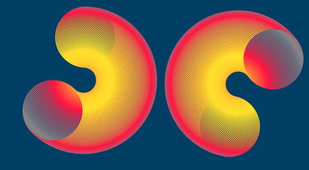 Abstract colorful geometric banner background. Vector abstract graphic design banner background template for wallpaper, template, poster, book cover, brochure, leaflet, flyerのイラスト素材