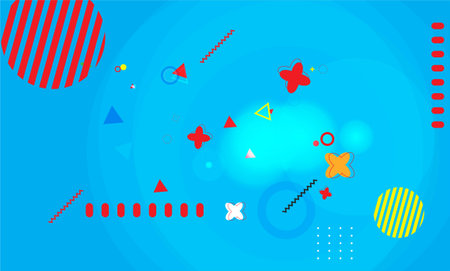 abstract gradient background with geometric shapes and elements. Gradient shapes composition....