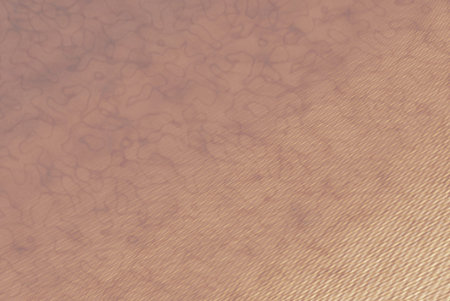 Closeup detail of brown fabric texture background. Boho style.