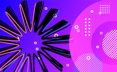 Abstract background with geometric shapes. Vector illustration for your graphic design.のイラスト素材