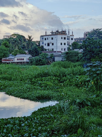 Landscape view of Kandy, Sri Lanka. Kandy is the capital of Sri Lanka.
