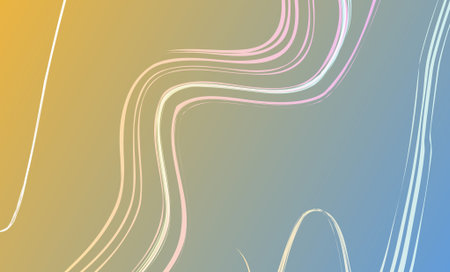 Colorful background of flowing fabric. Smooth and soft. Vector illustration