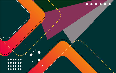 Abstract background with geometric shapes and space for text. Vector illustration.のイラスト素材