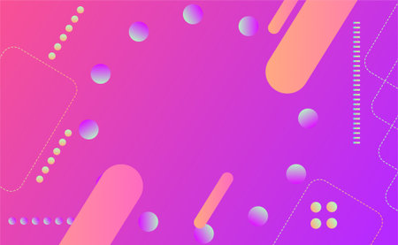 Abstract geometric background with pink, purple and blue colors. Vector illustration.のイラスト素材