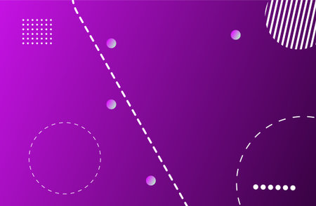 Purple abstract background with circles and dots. Vector illustration for your design