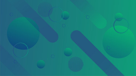 Abstract geometric background with circles and lines. Vector illustration for your designのイラスト素材