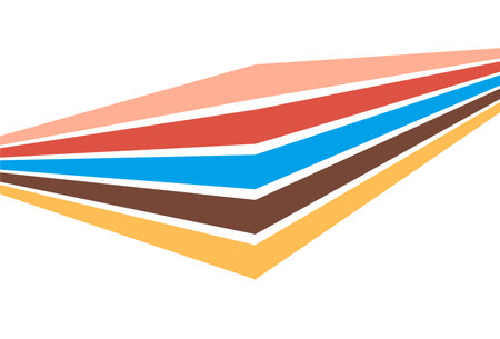 Colorful geometric abstract background. Vector design elements for your business.のイラスト素材