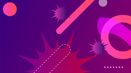 Colorful abstract background with dynamic shapes. Vector illustration. Eps10のイラスト素材