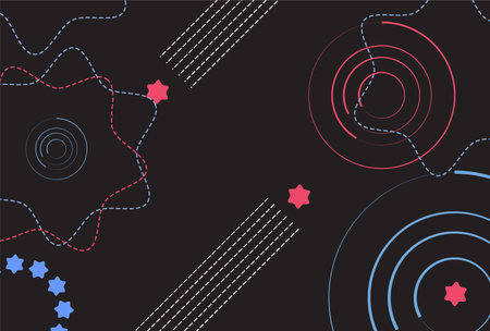 Abstract modern gradient colors dynamic shapes, circle background perfect for modern poster, banner, cover, corporate, wallpaper, advertising, businessのイラスト素材