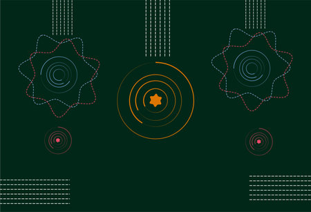 Abstract modern gradient colors dynamic shapes, circle background perfect for modern poster, banner, cover, corporate, wallpaper, advertising, businessのイラスト素材