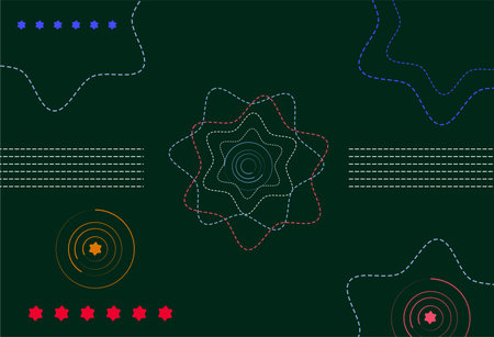 Abstract modern gradient colors dynamic shapes, circle background perfect for modern poster, banner, cover, corporate, wallpaper, advertising, businessのイラスト素材