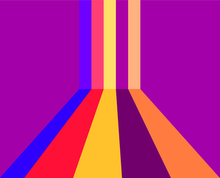Colorful abstract background with stripes. Vector illustration. Eps 10.