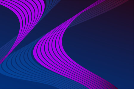 Abstract background with wavy lines. Vector illustration for your design.のイラスト素材