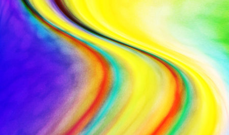 abstract rainbow background with some smooth lines in it (see portfolio for more in this series)の写真素材