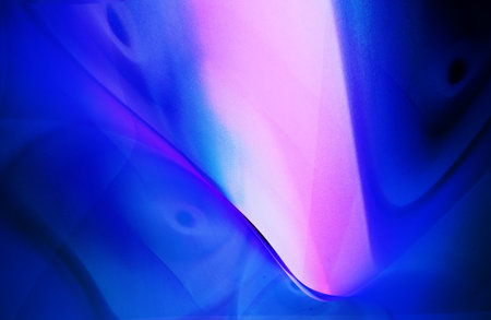 abstract blue and purple background with some smooth lines formed by itの写真素材