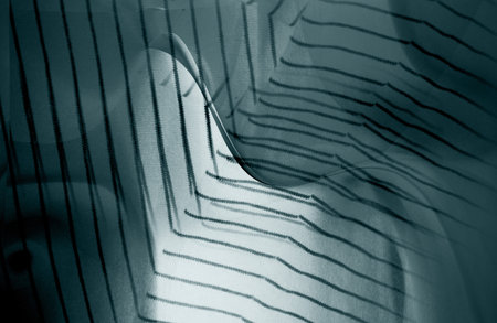 Texture, background, pattern, silk fabric, striped fabric, black and whiteの写真素材