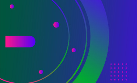 Colorful abstract background with circles and lines. Vector illustration for your designのイラスト素材