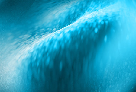 Abstract blue background with copy space for text or image. Soft focus.の写真素材