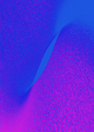 abstract background with waves and lines in blue, purple and pinkの写真素材