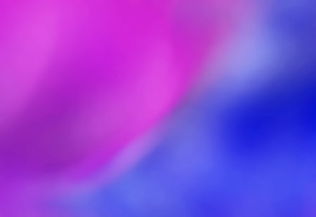 abstract background with color blots and blurred spots in blue and purple